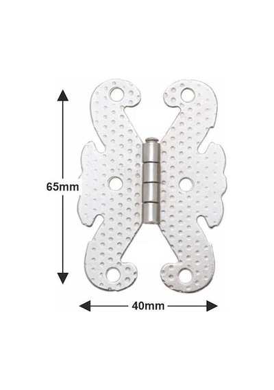 Kelebek Menteşe Metal 40 65mm Bakır 2 Adet