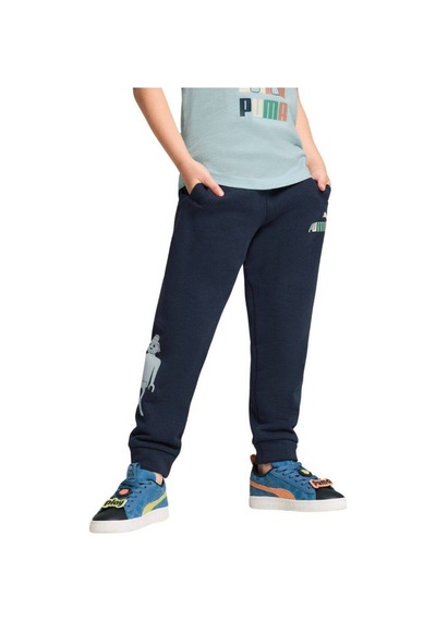 Puma X Playmobil Sweatpants Çocuk Eşofman Altı Lacivert Lacivert