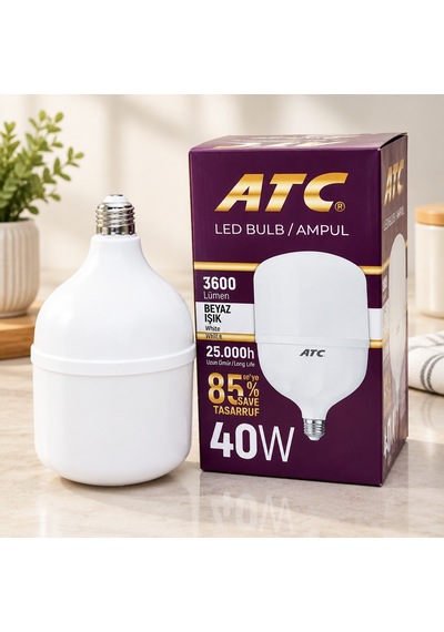 40 W Led Torç Ampulü Çok renkli