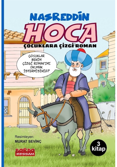 Nasrettin Hoca Çizgi Roman Seti 3 Kitap 7+yaş -1 Ve 2 Sınıfla...