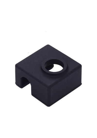 Koodmax E3d-v6 Sıcaklığa Dayanıklı Mk8/mk9 Alüminyum Isıtıcı Blok Silikon Kılıfı Siyah