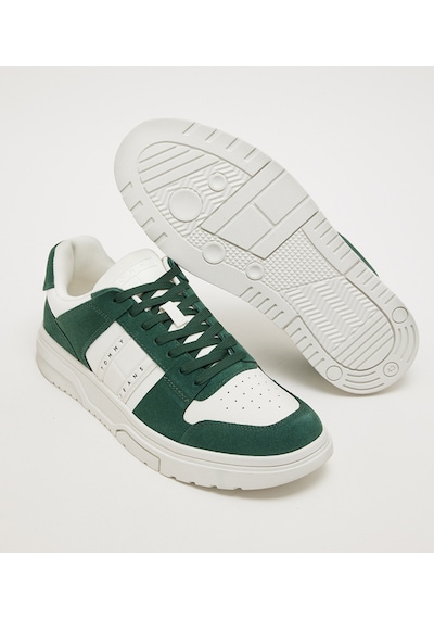 Tommy Hilfiger The Brooklyn Süet Erkek Sneaker Em0em01371mbf Green Yeşil