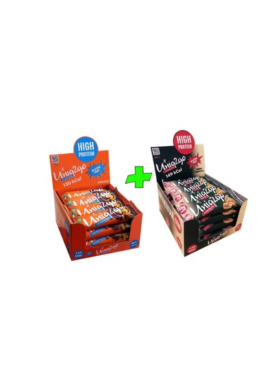 Chocolight Mıdı40g Portakallı+ Crunchy Mıdı40g Fıstıkezmeli Proteinli Bar 32 Adetbar