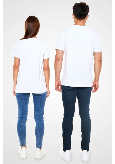 Adrift Muhammed Ali Beyaz Unisex Tişört T-shirt Beyaz