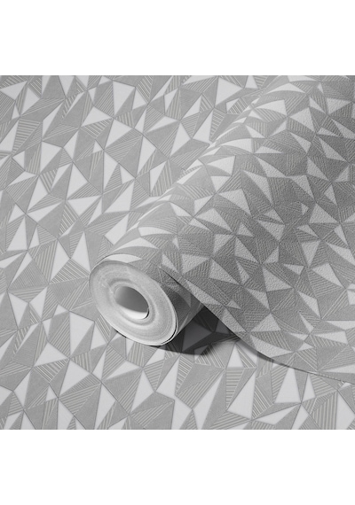 Adawall Omega 23204-3 Çizgili Modern Geometrik Desenli Düz Sade Duvar Kağıdı