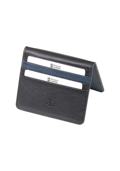 Ancora Leather Hakiki Deri Para Bölmeli Çıtçıtlı Portföy-unisex-26210 Siyah - Parlement