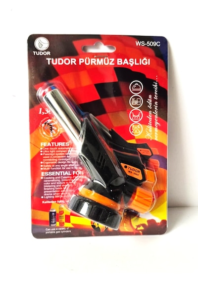 Tudor Ws-509c Pürmüz Başlığı 1300 C Otomatik Ateşlemeli Siyah - Turuncu