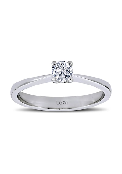 Lova D Renk 0,23 Karat Pırlanta Tektaş Yüzük - 1030044