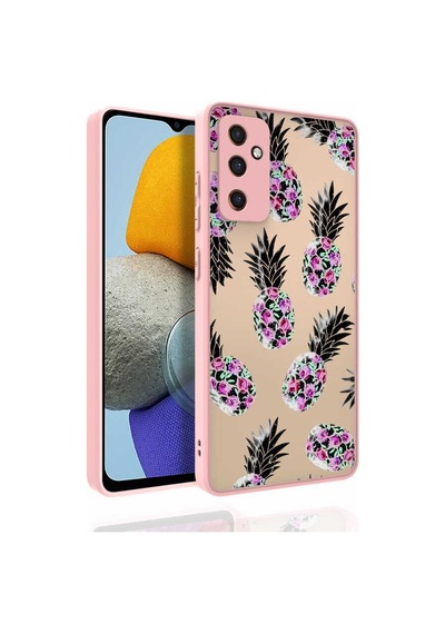 Zore Samsung Galaxy Uyumlu M23 Kılıf Desenli Kamera Korumalı Parlak Omsy Nora Kapak - No1