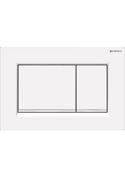 Geberit Sigma30 115.883.01.1 Çift Basmalı Mat Beyaz/beyaz/mat Be