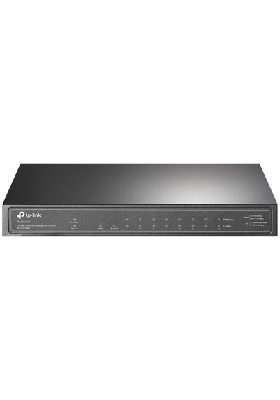 Tp-link Tl-sg1210p 8 Port 10-100-1000 Poe+ Switch 1 Port Sfp Çelik Kasa Rack Mount