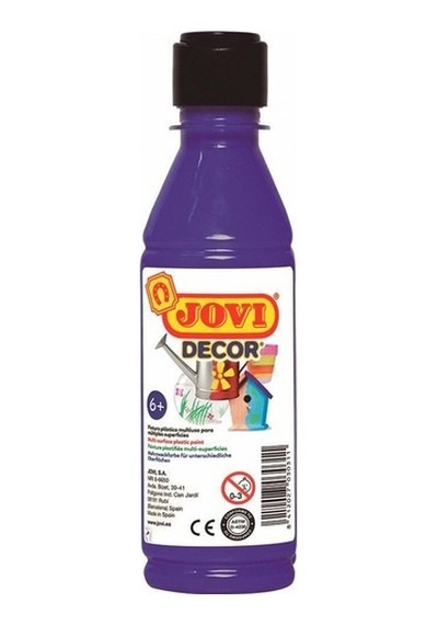 Jovı 517 Guaj Boya 250ml Simli Mor