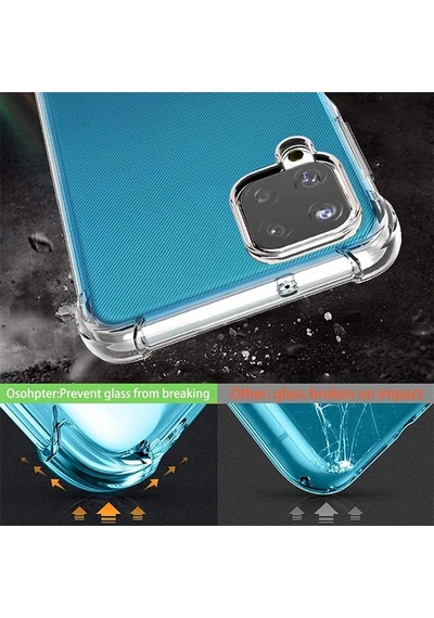 Sm Galaxy Uyumlu A12 - M12 Anti-drop Shockproof Darbe Emici Silikon Kılıf- 5775 Mh-hs2001-3084