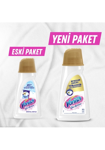 Vanish Oxi Action Kristal Beyaz Deterjan ve Leke Çıkarıcı Sıvı 1 L