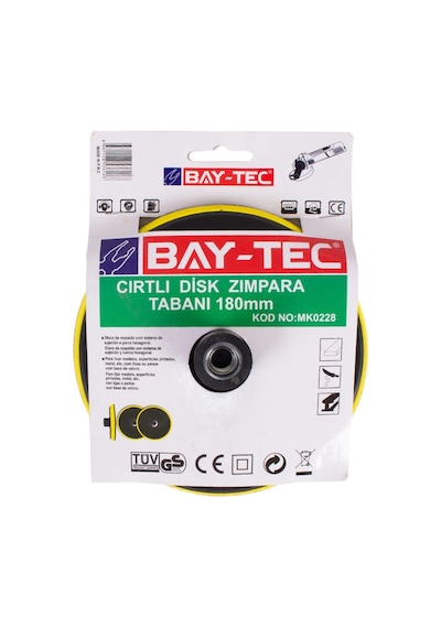 Bay-Tec Tabanı Cırtlı Disk Zımpara 180Mm Mk0228 (477823682)