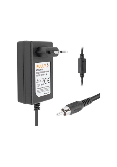 Fully O-1614c 16 Volt 2 Amper Tos Rca Uçlu Santral Adaptörü Çok Renkli