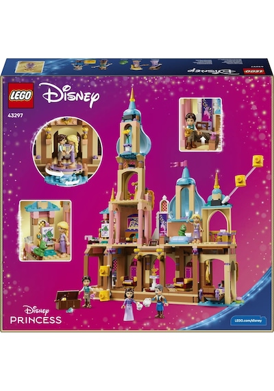 LEGO® ǀ Disney Princess Rapunzel’in Şatosu 43297 - 6 Yaş ve Üzeri Çocuklar için Yaratıcı Oyuncak Yapım Seti (676 Parça)