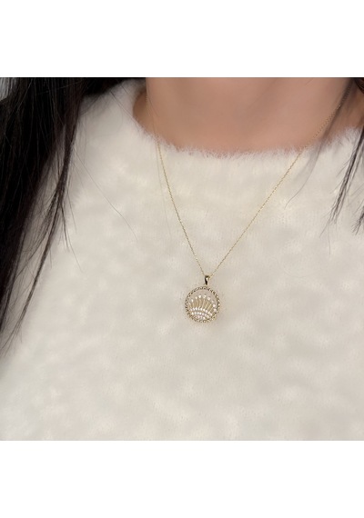 Kraliçe Tacı Altın Kolye Akm233