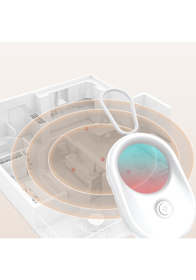 Micflip S05 İos Cihazlar İçin Find My Özellikli Gizli Kamera Dedektörü Ve Alarm Cihazı Beyaz