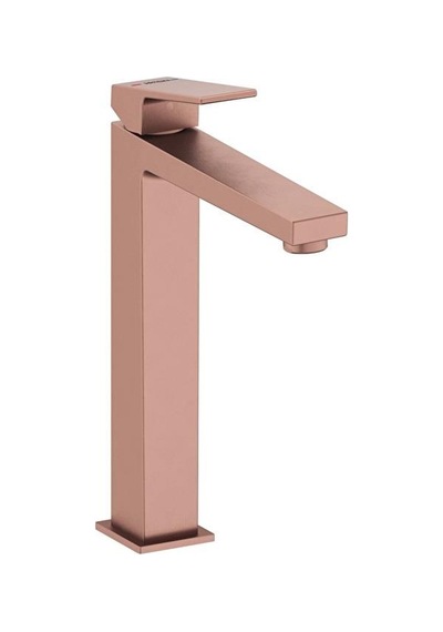 Artema Minimax Square Lavabo Bataryası Çanak Fırçalıbakır A4372424 Çok Renkli