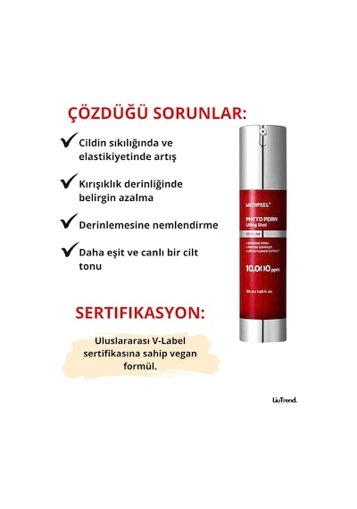 Medipeel Phyto Exosome Pdrn Lifting Serum 50 Ml Pdrn Ve Mikroiğneli Peptit Lifting Serumu