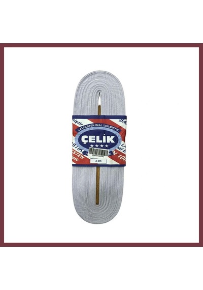 Storeşahin 10 M 3 Cm Beyaz Paça Lastiği Shn0720