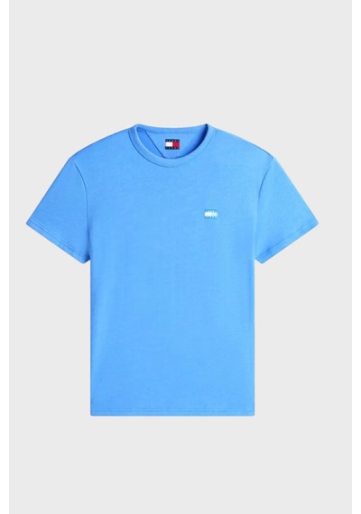 Tommy Jeans Pamuk Karışımlı Regular Fit Bisiklet Yaka T Shirt Erkek T Shirt Dm0dm22667 C38 Mavi Tommy Jeans Pamuk Karışımlı Regular Fit Bisiklet Yaka T Shirt Erkek T Shirt Dm0dm22667 C38 Mavi