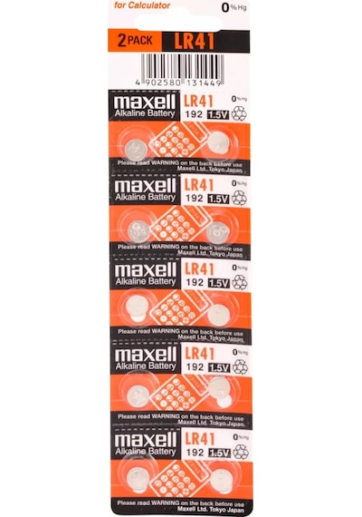 Maxell 192 LR41 1.5V Alkalin Pil 2'li
