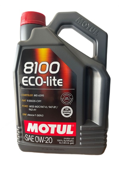 Motul 8100 Eco-lite 0W-20 Dexos 1 Gen 3 Motor Yağı 4 L