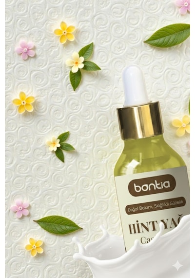 %100 Saf Soğuk Sıkım Hint Yağı 3 Lü Set - Kaş Kirpik Saç Bakımı & Cilt Nemlendirici Doğal Yağ 3x20ml 60 ML
