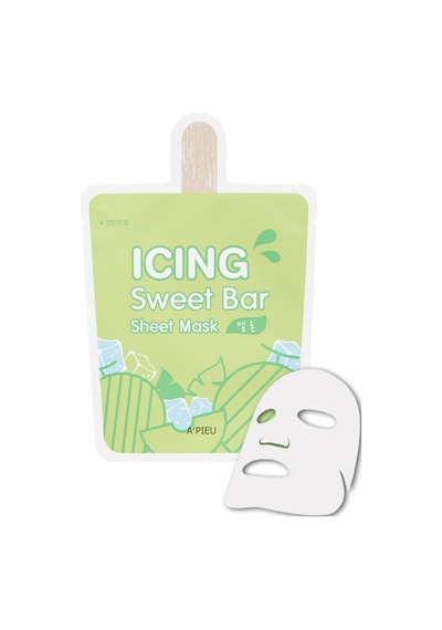 Missha A'PIEU Icing Sweet Bar Sheet Mask Kavun Özlü Canlandırıcı Maske - Melon