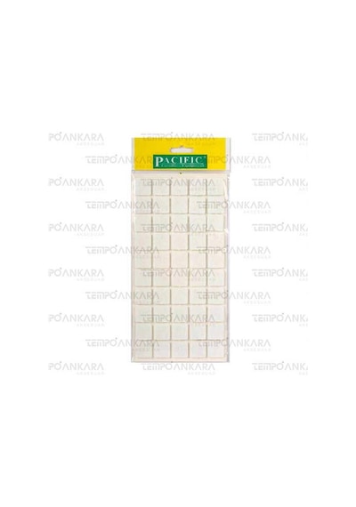 Pacific Beyaz Yapışkanlı Keçe 20mm X 20mm