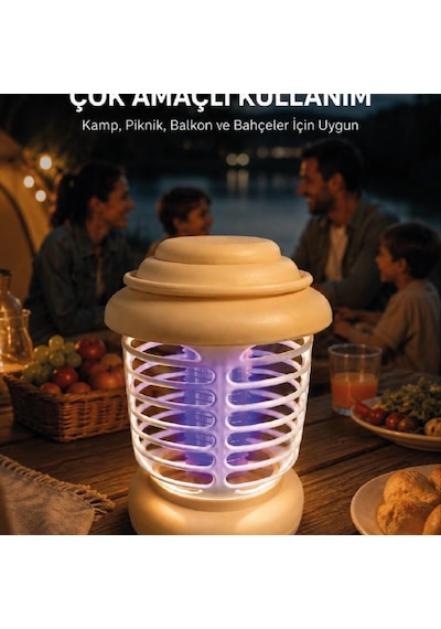 Askılı Tasarıma Sahip Led Aydınlatmalı Sinek Kovucu