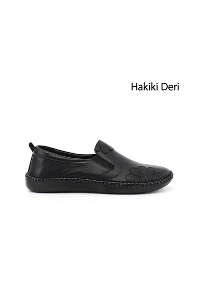 Gönderir Gönderi R Kadın Siyah Hakiki Deri Comfort Ayakkabı Ddza02842445