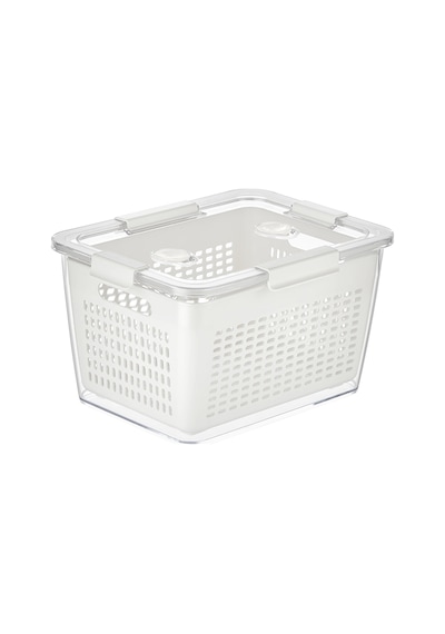 Selka Home Lavin 7 Litre Ekru Saklama Kabı Ekru
