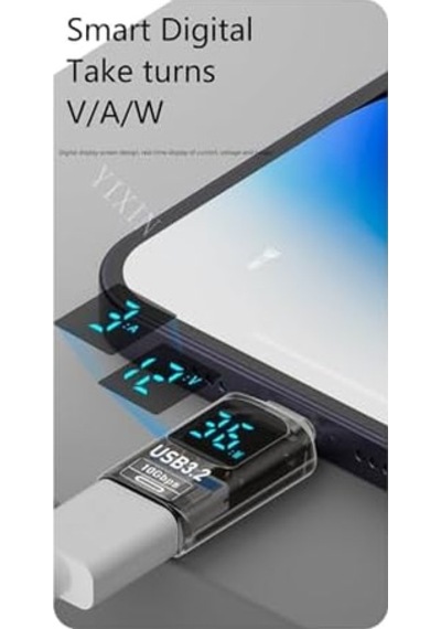 Revolution Type C To Usb 3.2 Dönüştürücü 36w Hızlı Şarj 10gbps Veri Transferi Dijital Ekran Otggm