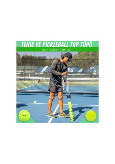 Tennis Ball Collection Tube Apparatus - Tenis Topu Toplama Tüpü - Aparatı