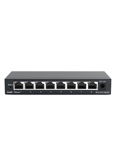 Ruijie Reyee RG-ES108D 8 Port 10/100 Mbps Çelik Kasa Switch