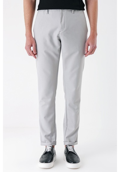 Efor Comfort Fit Yan Cep Beli Lastikli Esnek Pamuk Taş Jogger Pantolon P 1143 Taş