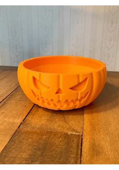 Halloween Cadılar Bayramı Dekoratif Balkabağı Şekerlik Kase Masa Üstü Dekor