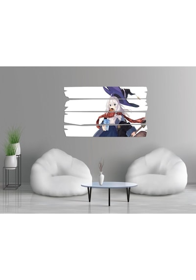 Anime Kız Cadı Mdf Tablo 0032 Model E