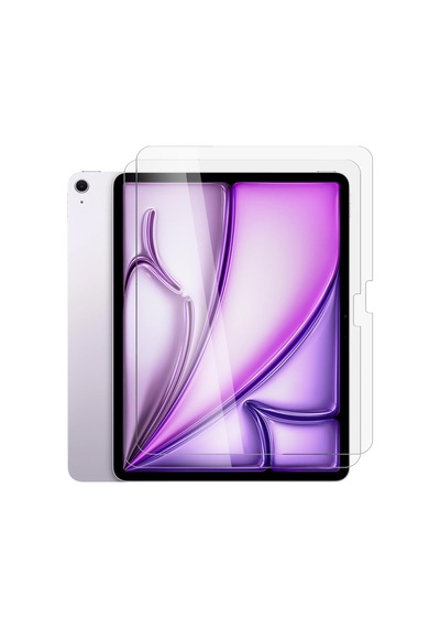Apple iPad Air 13 M4 2026 İle Uyumlu Temperli Kırılmaz Cam Ekran Koruyucu 2 Adet