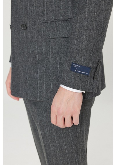 Altınyıldız Classıcs Lımıted Edıtıon Erkek Antrasıt Yünlü Slim Fit Dar Kesim Kırlangıç Yaka Kapak Cepli Çizgili Kruvaze Takım Elbise Antrasit Altınyıldız Classıcs Lımıted Edıtıon Erkek Antrasıt Yünlü Slim Fit Dar Kesim Kırlangıç Yaka Kapak Cepli Çizgili Kruvaze Takım Elbise Antrasit
