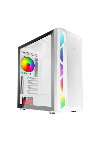 Powerboost Pb-p3701bw 650w 80+ Usb 3.2 Argb Atx Mid Tower Beyaz Kasa