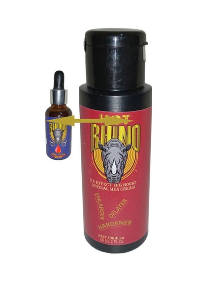 Hotrhino 3xeffect Hacim-özel-zaman Kremi + Rhino Özel Erkeklerin Özeldamlası