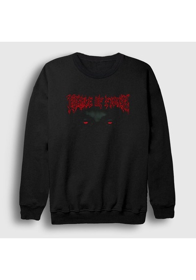 Presmono Unisex Enslave Cradle Of Filth Sweatshirt Siyah