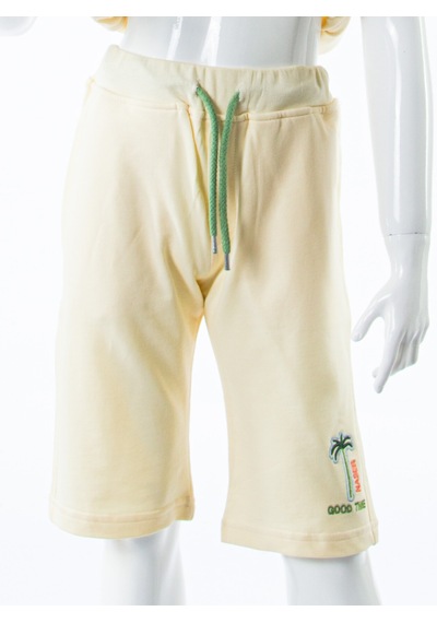 Xo Kids Erkek Çocuk Yazlık 2li Alt Üst Takım Tişort + Şort 8-14 Yaş 4221 Krem