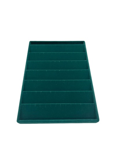 Süet Kumaş Yeşil Renk 34/24 Cm Dikine Küpe Standı