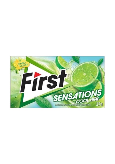 First Sensations Cool Lime Aromalı Şekersiz Sakız 27 Gr
