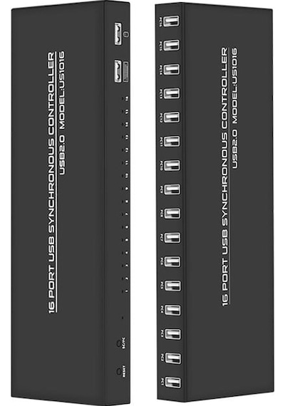 Powermaster Us1016 Profesyonel 16 Port Usb Çoklu Kontrol Ve Senkronizasyon Cihazı